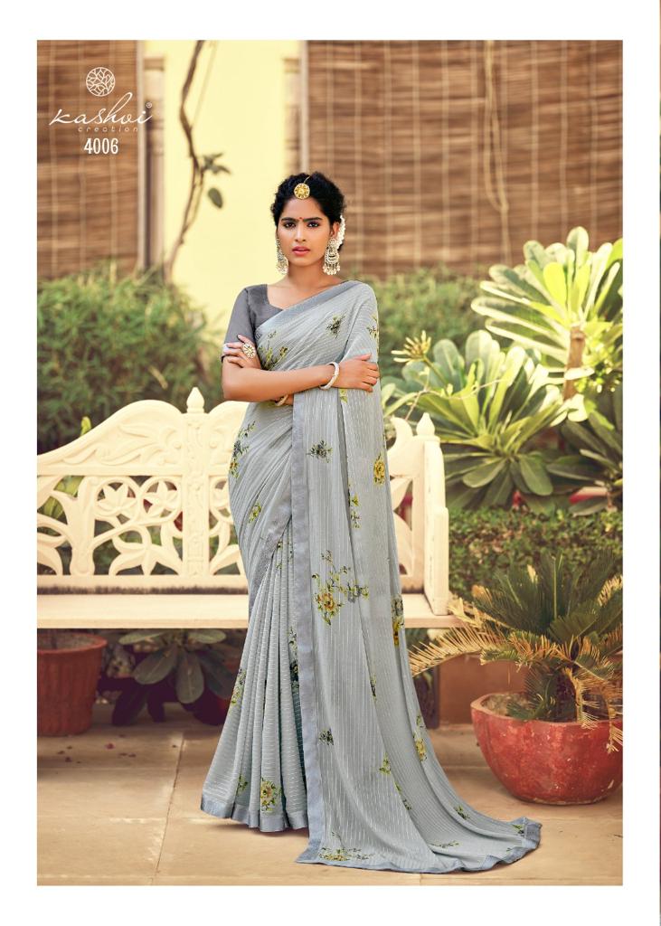 Kashvi Ragini 2 Casual Daily Wear Georgette Printed Saree Collection